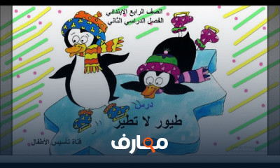 لغة عربية الصف الرابع الابتدائي ترم ثان