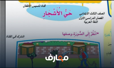 لغة عربية الصف الثالث الابتدائي