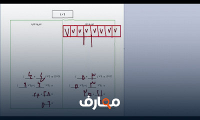 حل رياضيات للصف الثالث الابتدائى ترم تانى