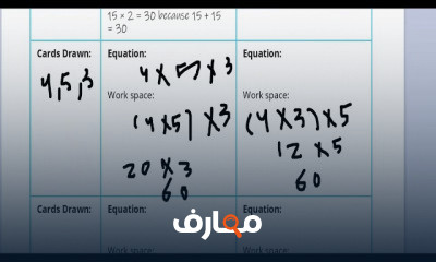 حل ماث للصف الثالث الابتدائى ترم تانى