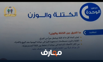 علوم الصف السادس الابتدائي الترم الاول