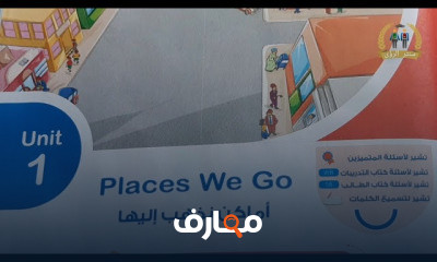 انجليزي الصف السادس الابتدائي الترم الاول