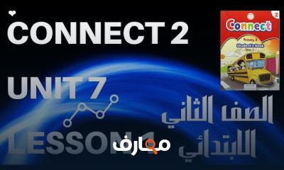 الصف الثاني الابتدائي انجليزي