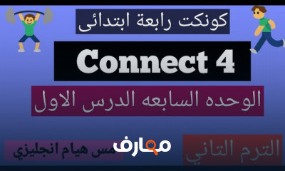 رابعة ابتدائى كونكت الترم الثاني