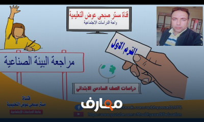 الصف السادس الابتدائى الترم الاول