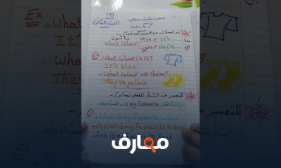 الصف الثالث ترم ثاني انجليزي