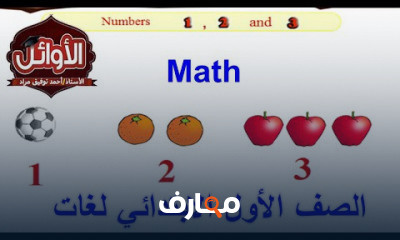 math ماث للصف الاول الترم الأول