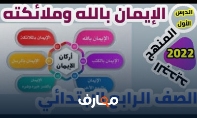 تربية إسلامية رابعة ابتدائي