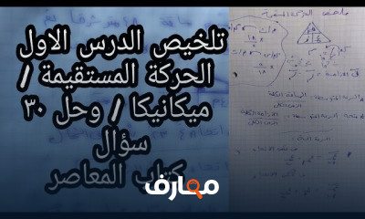 ميكانيكا تانية ثانوى الترم الثاني