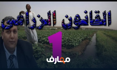 القانون الزراعى
