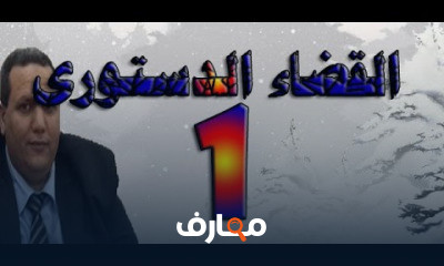 القضاء الدستورى