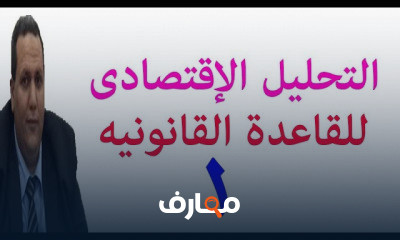 التحليل الاقتصادى للقاعده القانونيه