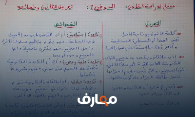 مدخل لدراسة القانون من الصفر الي الاحتراف