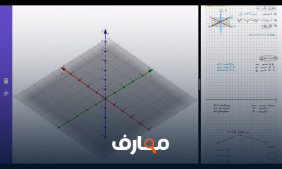 هندسه فراغيه 3 ثانوي