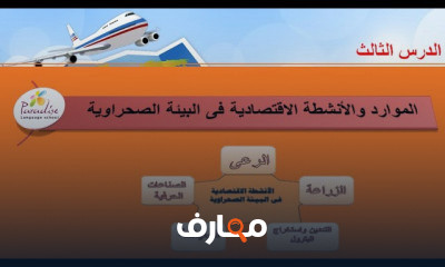 دراسات إجتماعية الصف السادس الإبتدائي ترم تاني