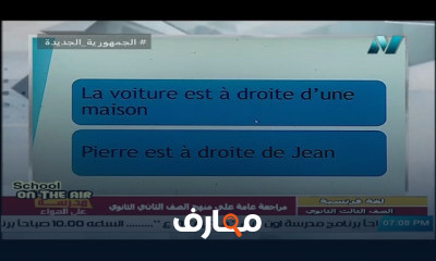 لغة فرنسية للصف الثالث الثانوي ترم 2