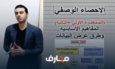 الاحصاء الوصفي ‎الفرقه الأولي كليه تجاره