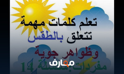 المفردات باللغه الانجليزيه