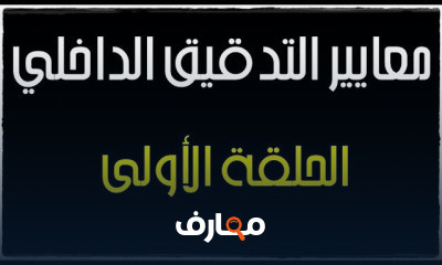 سلسلة معايير التدقيق الداخلي