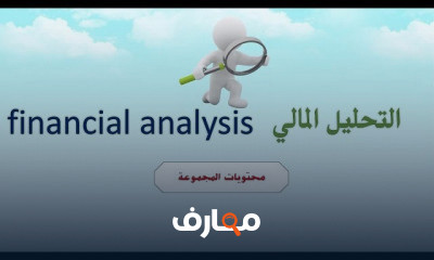 التحليل المالي بالإكسل