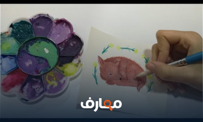 طريقة الرسم بألوان الجواش
