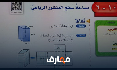 رياضيات 6 ابتدائى منهج سعودى