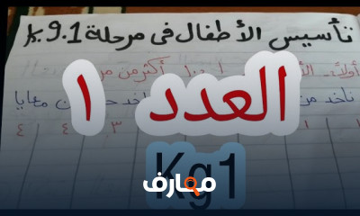 تأسيس الأعداد kg1