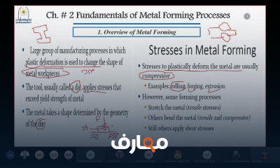 أساسيات تشكيل المعادن