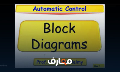 مكونات أنظمة التحكم الآلي