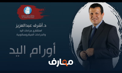 أنواع اورام اليد