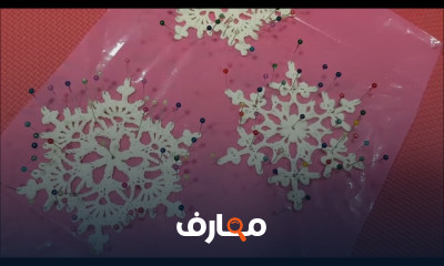 كروشيه ندف الثلج