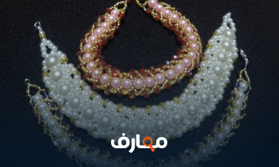 طريقة دمج الخرز مع الكروشيه