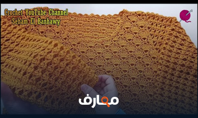 تصميم بلوزة كروشية شتوي