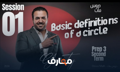 منهج prep 3 geometry ترم ثانى