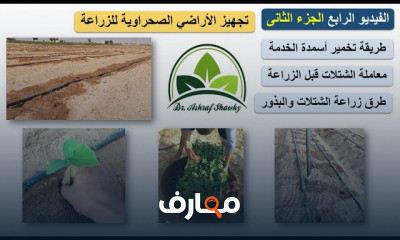 تجهيز الأراض الصحراوية للزراعة