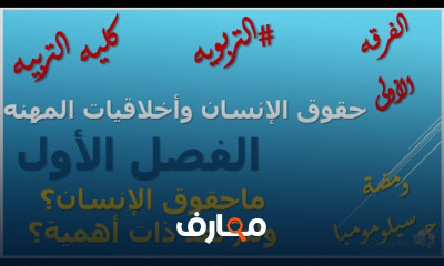 مادة حقوق الإنسان