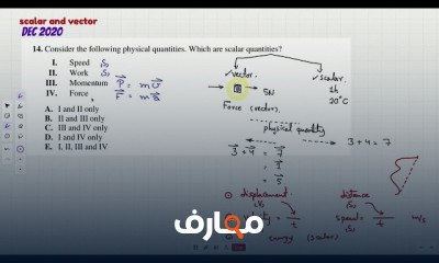 إجابة امتحان الفيزياء EST