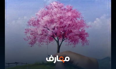 رسم منظر طبيعي بألوان زيتية