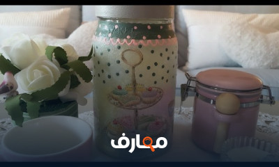 طريقة عمل الديكوباج على الزجاج