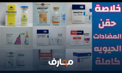 المضادات الحيوية في الصيدلية