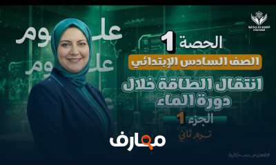 علوم الصف السادس ترم2 2026