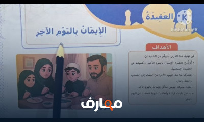 دين إسلامى سادسة إبتدائى ترم1