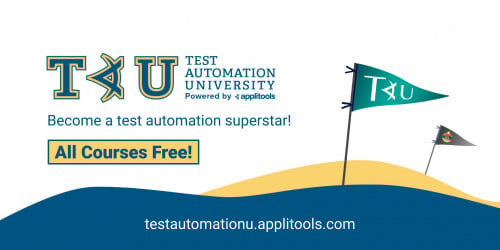 أفضل مجموعة كورسات مجانية فى مجال البرمجة مقدمة من منصه test automation university بشهادات مجانية