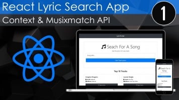 افضل كورس لتعلم (React Lyric Search App (Context API)